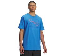 Under Armour Men's Global Line Foundation Updated Short Sleeve, Super-Soft and Comfortable Men's T-Shirt, Fast-Drying Gym Tee for Training and Casual Wear,Blue Atlantis/Racer Red/Royal,MD