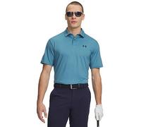 UNDER ARMOUR Mens Golf Matchplay Short Sleeve Polo, Blue, Size L, Men Blue