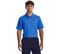 Under Armour Men Performance 3.0 Polo Golf Shirt, (464) Water/Black, XS