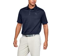 Under Armour Mens Golf Tech Wicking Textured Soft Light Polo Shirt