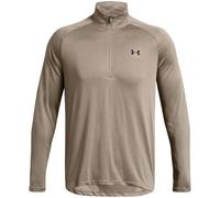 Under Armour Mens UA Tech 2.0 1/2 Zip Top Taupe Dusk XL