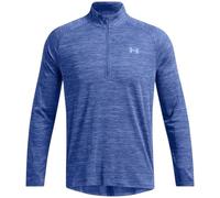 Under Armour Mens Half Zip Long Sleeve Tech Blue M