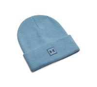 Under Armour Men's Halftime Cuff, Super-Soft Men's Beanie with Ribbed-Knit Design, Comfortable and Warm Beanie Hat for Cold Weather and Casual Wear,Blue Smoke / / Dark Navy Blue,OSFM