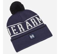 Under Armour Mens Halftime Embroidered Logo Beanie Hat Pom