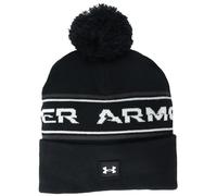 Under Armour Mens Halftime Pom Beanie Beanie Hat (Pack of 1), Black, One Size