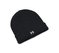 Under Armour Mens Halftime Shallow Cuff Beanie, (001) Black / / White, One Size Fits Most