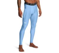 Under Armour Men's HeatGear Armour Leggings, (475) Carolina Blue/White/White, X-Large