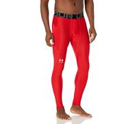 Under Armour Men's Armour HeatGear Leggings - Red (600)/White - Small