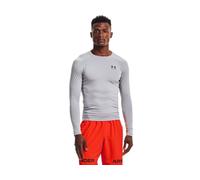 Under Armour Men's HeatGear Compression Long-Sleeve T-Shirt, Mod Gray (011)/Black, Medium