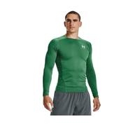 Under Armour Men's HeatGear Compression Long-Sleeve T-Shirt, Team Kelly Green / White, XL