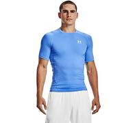 Under Armour Men's Armour HeatGear Compression Short-Sleeve T-Shirt, Carolina Blue/White, Medium - 1361518-475-Medium