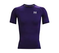 Under Armour Men's HeatGear Compression Short-Sleeve T-Shirt, Purple (500)/White, 4XL