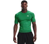Under Armour HeatGear Compression Short-Sleeve T-Shirt Men's Team Kelly Green/White 3XL