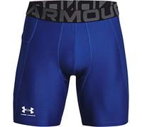 Under Armour Men's HeatGear Compression Shorts, Royal Blue (400)/White, M Tall