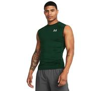 Under Armour Men's Ua Hg Armour Comp SL Breathable Tank Top, Comfortable Functional Shirt, (301) Forest Green/White, S
