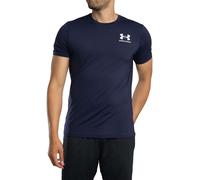 Under Armour Men's HeatGear Fitted Logo T-Shirt, Blue