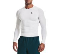 Under Armour Men's HeatGear Long Sleeve Baselayer T-Shirt, White