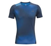 Under Armour Mens HeatGear Rush 2.0 Short Sleeve Per T-Shirt Blue XXL