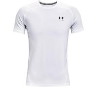 Under Armour Mens HeatGearÂ Fitted Short Sleeve White/Black 3XL