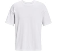 Under Armour Mens Heavyweight Crew Neck Short Sleeve T-Shirt in White - Size Large