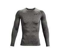 Under Armour - Mens Hg Armour Comp Long-Sleeve T-Shirt, Color Carbon (090), Size: XXX-Large x Tall