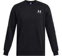 Under Armour Mens Icon Fleece Crew Taping Sweatshirt Black M