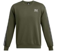 Under Armour Mens Icon Fleece Crew Taping Sweatshirt Green M