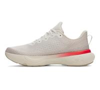 Under Armour Men's Infinite Sneaker, (110) Summit White/Khaki Base/Racer Red, 14