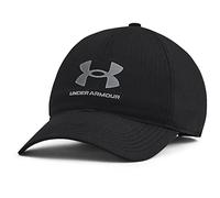 Under Armour Men's Iso-Chill ArmourVent Adjustable Hat, Black, OSFM One Size, Black / / Pitch Gray (001)