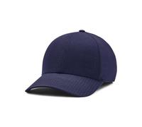 Under Armour Men's Iso-Chill ArmourVent Stretch, Breathable, Light and Durable Men's Cap, Running Hat with Pre-Curved Visor and Cooling Vents Midnight Navy