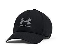 Under Armour Men's Iso-Chill ArmourVent Stretch, Breathable, Light and Durable Men's Cap, Running Hat with Pre-Curved Visor and Cooling Vents Black