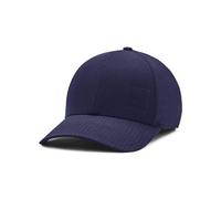 Under Armour Men's Iso-Chill ArmourVent Stretch, Breathable, Light and Durable Men's Cap, Running Hat with Pre-Curved Visor and Cooling Vents Midnight Navy