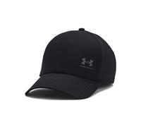 Under Armour Men's Iso-Chill ArmourVent Stretch, Breathable, Light and Durable Men's Cap, Running Hat with Pre-Curved Visor and Cooling Vents Black
