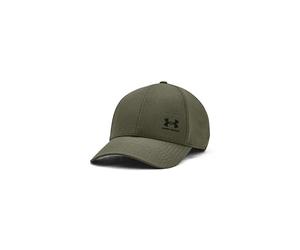 Under Armour Men's Iso-Chill ArmourVent Stretch, Breathable, Light and Durable Men's Cap, Running Hat with Pre-Curved Visor and Cooling Vents,Marine OD Green / / Black,L/XL