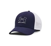 Under Armour Men's Iso-chill Driver mesh Caps, (410) Midnight Navy/White, S-M