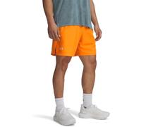 Under Armour Men's Launch 7in Shorts, Lightweight and Fast-Drying Running Shorts, Men's Gym Gear with Breathable Design and Pockets,Squad Orange/Squad Orange/Reflective,SM