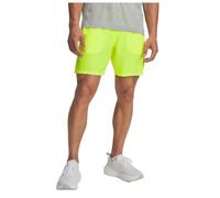 Under Armour Men's Launch 7in Shorts, Lightweight and Fast-Drying Running Shorts, Men's Gym Gear with Breathable Design and Pockets,High Vis Yellow/High Vis Yellow/Reflective,MD