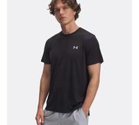 Under Armour Men's Launch Camo Short Sleeve, Soft and Lightweight Men's T-Shirt with Side-Vent Hem, Comfortable Gym Top for Workouts,Black / / Reflective,XL