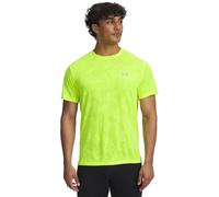 UNDER ARMOUR Mens Running Launch Camo T-Shirt, Yellow, Size L, Men Yellow