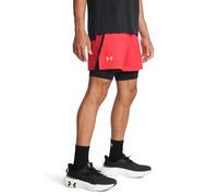 Under Armour Men's Launch Run 5-inch 2-in-1 Shorts, (713) Racer Red/Black/Reflective, XX-Large