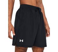 Under Armour Men's Launch Run 7 Inch Unlined Shorts, (001) Black / Black / Reflective, 5X-Large
