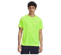 Under Armour Men's Launch Short Sleeve, Soft and Lightweight Men's T-Shirt, Essential Running Top with Reflective Detailing for Visibility,High Vis Yellow / / Reflective,XXL