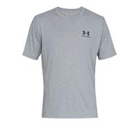 Under Armour Men's Left Chest Logo Short Sleeve - Steel Light Heather