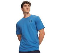 Under Armour Mens Left Chest Logo T-Shirt - Aegean Blue / / Black - XL
