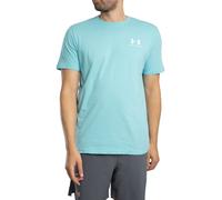 Under Armour Mens UA Sportstyle Left Chest Short Sleeve T-Shirt Blue Haze/White XXL
