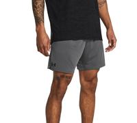 (L, Castle Rock/Grey/Black) Under Armour Mens Logo Shorts