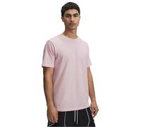 Under Armour Mens Logo T-Shirt Short Sleeve Lifestyle Cotton Prime Pink S