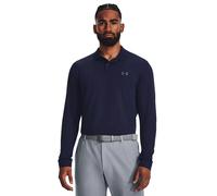 Under Armour Mens Long Sleeve Polo Shirt - Midnight Navy/Pitch Gray - M