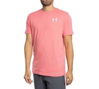 Under Armour Mens UA Sportstyle Left Chest Short Sleeve T-Shirt Bittersweet Pink/White XL