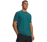 Under Armour Men's Loose Left Chest Logo T-Shirt, Titanium/Clay Green